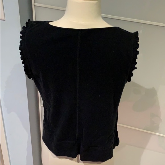 Top Sonia Rykiel Occasion - Manches Longues En Coton Ivoire, Taille Regular